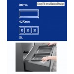 363-MF900-270GR Easy Fit Waste Bin & Storage